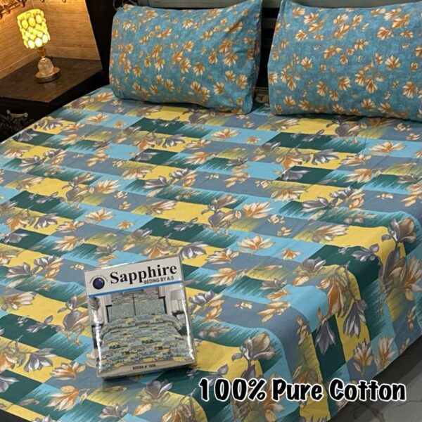 IMG-20250308-WA0062 100% Pure Cotton 3PCS Bedsheet