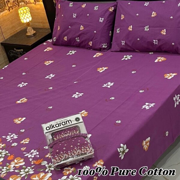 IMG-20250308-WA0084 100% Pure Cotton 3PCS Bedsheet