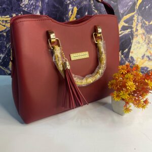 WOOD HANDLE BAG