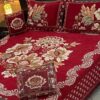 4Pc Velvet Jacquard Bedsheet
