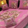 4Pc Velvet Jacquard Bedsheet