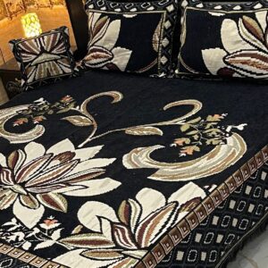 4Pc Velvet Jacquard Bedsheet