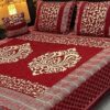 4Pc Velvet Jacquard Bedsheet