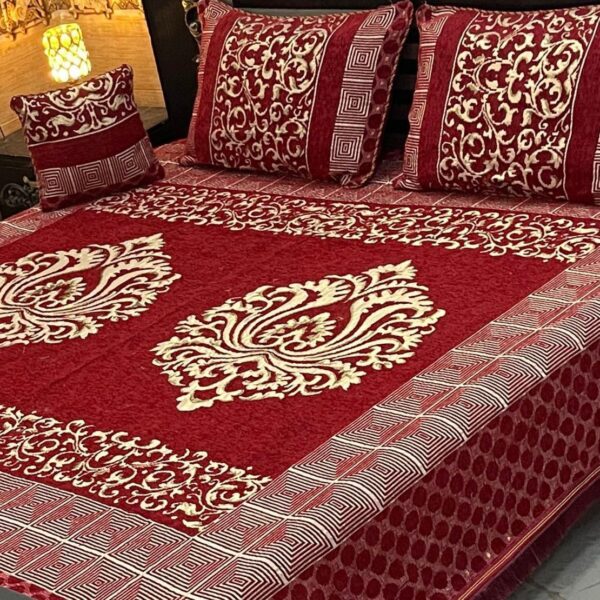 WhatsApp Image 2025-05-04 at 07.37.01_48a3584d 4Pc Velvet Jacquard Bedsheet