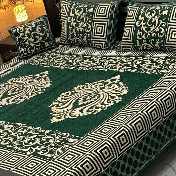 WhatsApp Image 2025-05-04 at 07.37.14_476bb2e4 4Pc Velvet Jacquard Bedsheet