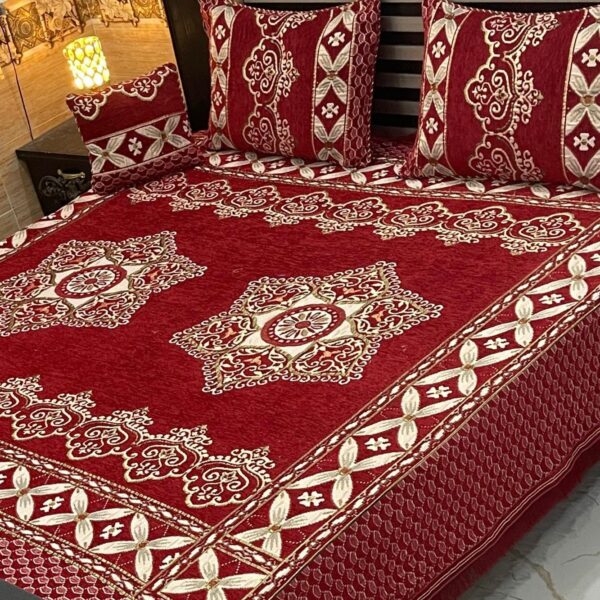 WhatsApp Image 2025-05-04 at 07.37.21_4c289751 4Pc Velvet Jacquard Bedsheet