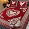 4Pc Velvet Jacquard Bedsheet