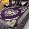 4Pc Velvet Jacquard Bedsheet