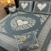 4Pc Velvet Jacquard Bedsheet