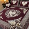 4Pc Velvet Jacquard Bedsheet
