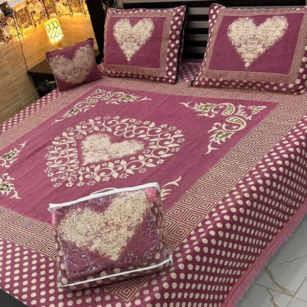 WhatsApp Image 2025-05-04 at 07.38.12_98dce5bd 4Pc Velvet Jacquard Bedsheet
