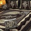 4Pc Velvet Jacquard Bedsheet