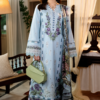JADE 3Pcs Embroidered Airjet Lawn LN-1001