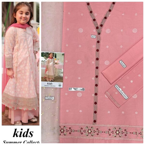 Maira B Kids 3-Pcs Embroidered Lawn Collection LN-1202 Maira B Kids 3-Pcs Embroidered Lawn Collection LN-1202