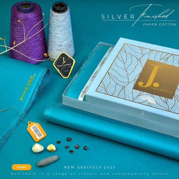 Junaid Jamshed Hard Cotton – Silver Finish All-Season Collection CN-3001 Junaid Jamshed Hard Cotton – Silver Finish All-Season Collection CN-3001