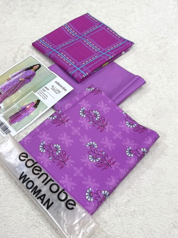Edenrobe 3-Pcs Digital Printed Lawn Collection LN-1003