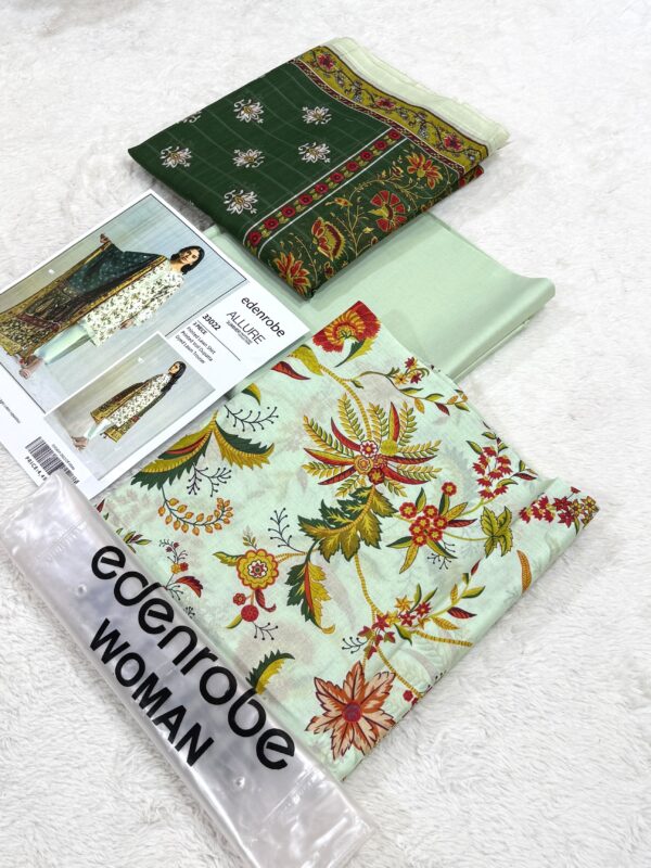 Edenrobe 3-Pcs Digital Printed Lawn Collection LN-1003
