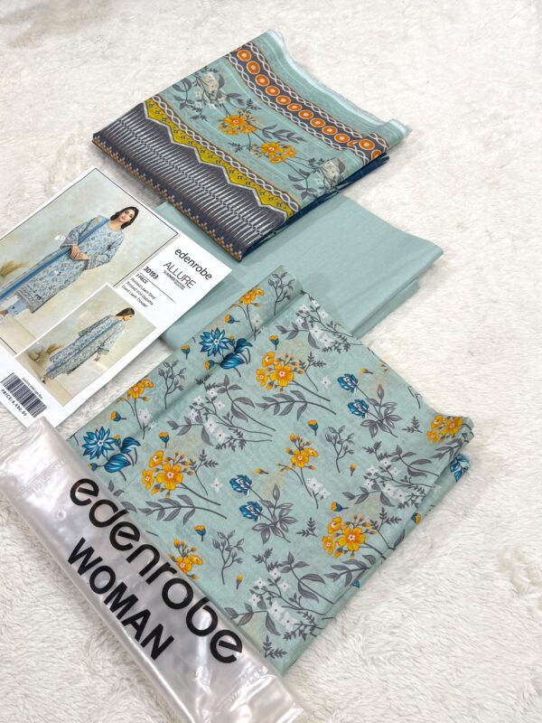 Edenrobe 3-Pcs Digital Printed Lawn Collection LN-1003