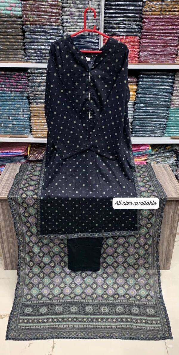 Bin Saeed Stitched Printed Lawn Collection LN-1005 Bin Saeed Stitched Printed Lawn Collection LN-1005