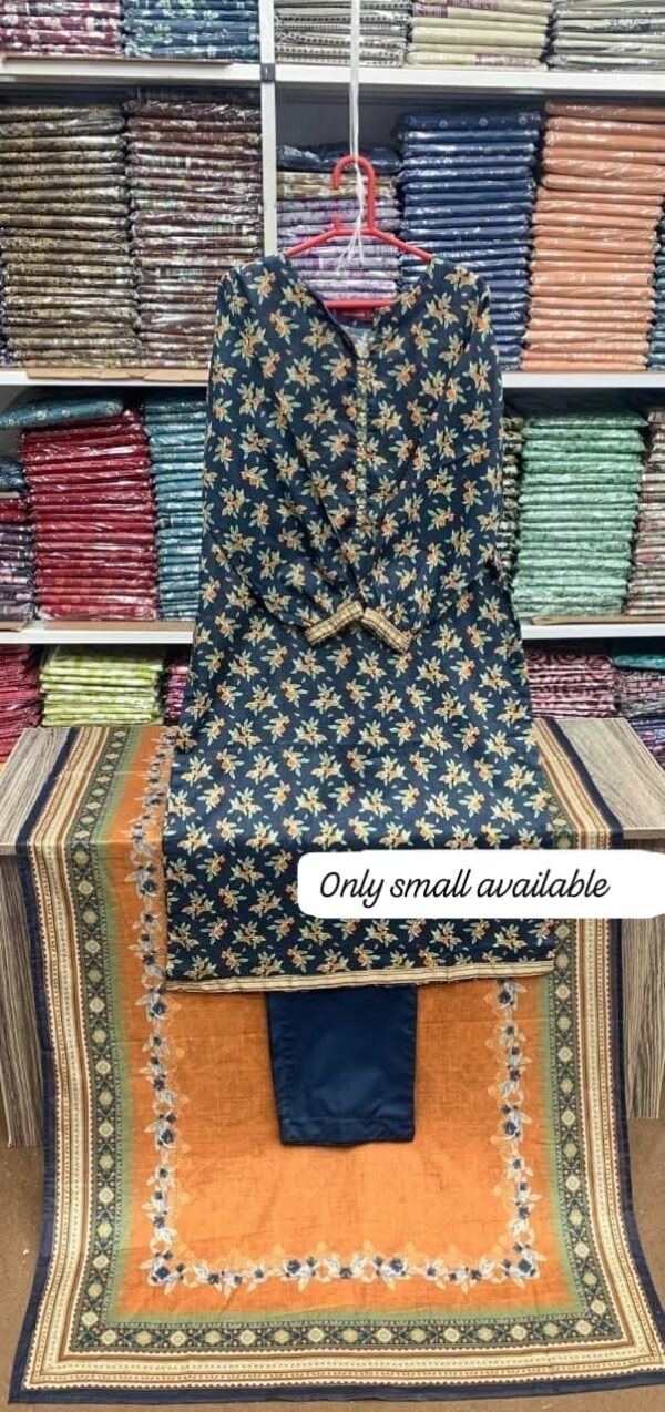 Bin Saeed Stitched Printed Lawn Collection LN-1005 Bin Saeed Stitched Printed Lawn Collection LN-1005
