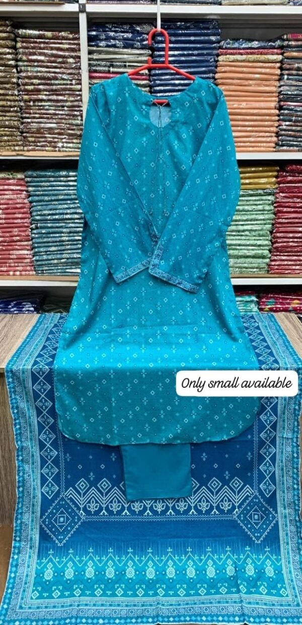 Bin Saeed Stitched Printed Lawn Collection LN-1005 Bin Saeed Stitched Printed Lawn Collection LN-1005
