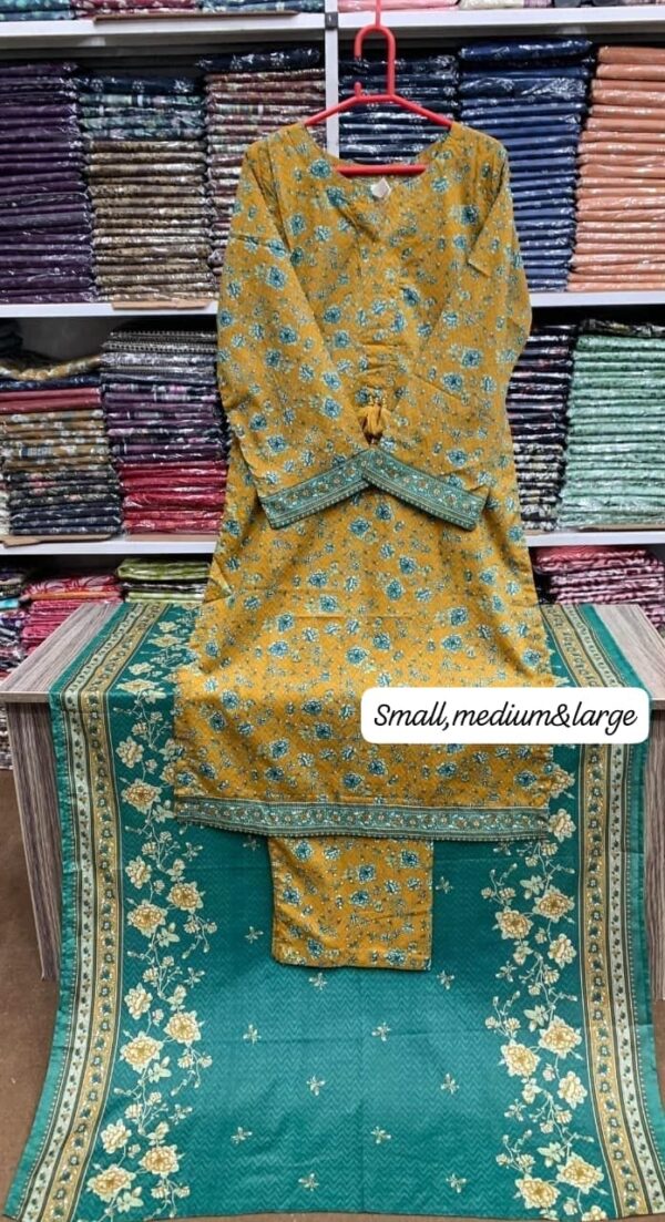 Bin Saeed Stitched Printed Lawn Collection LN-1005 Bin Saeed Stitched Printed Lawn Collection LN-1005
