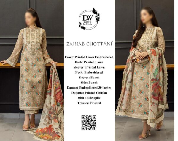 Farasha Premium Lawn 3-Pcs Collection with Chiffon Dupatta LN-1009 Farasha Premium Lawn 3-Pcs Collection with Chiffon Dupatta LN-1009