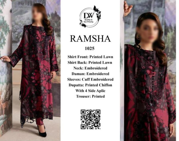 Farasha Premium Lawn 3-Pcs Collection with Chiffon Dupatta LN-1009 Farasha Premium Lawn 3-Pcs Collection with Chiffon Dupatta LN-1009