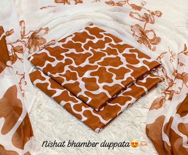 Nishat Premium Bhamber Dupatta 3-Pcs Lawn Collection LN-1011 Nishat Premium Bhamber Dupatta 3-Pcs Lawn Collection LN-1011