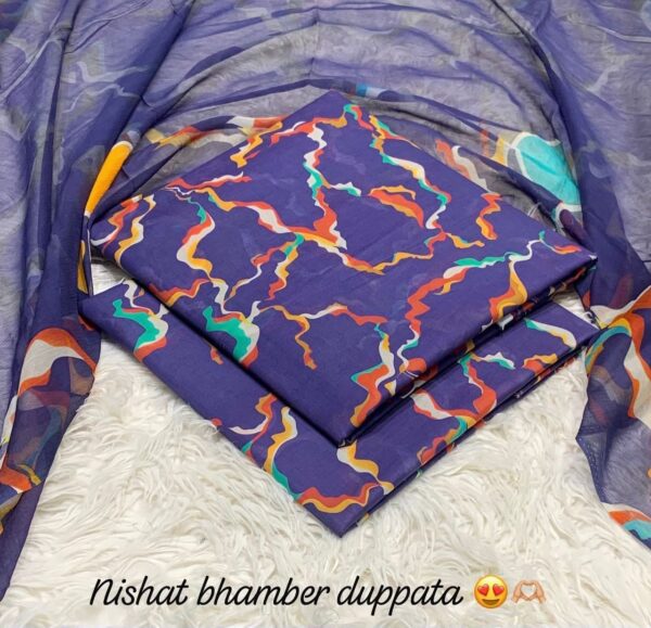 Nishat Premium Bhamber Dupatta 3-Pcs Lawn Collection LN-1011 Nishat Premium Bhamber Dupatta 3-Pcs Lawn Collection LN-1011