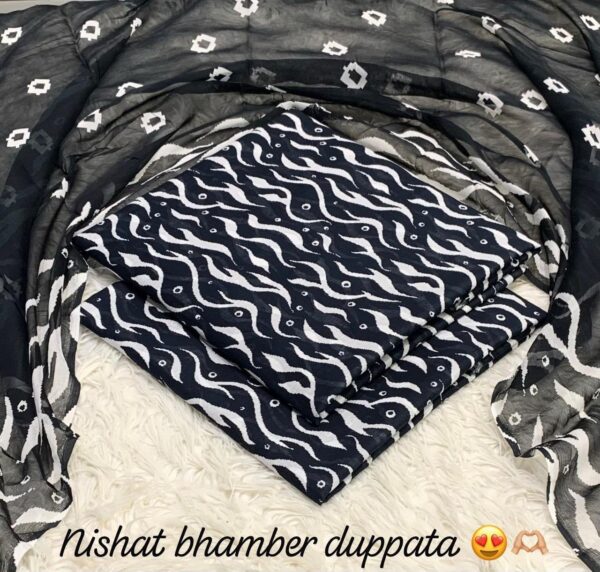 Nishat Premium Bhamber Dupatta 3-Pcs Lawn Collection LN-1011 Nishat Premium Bhamber Dupatta 3-Pcs Lawn Collection LN-1011