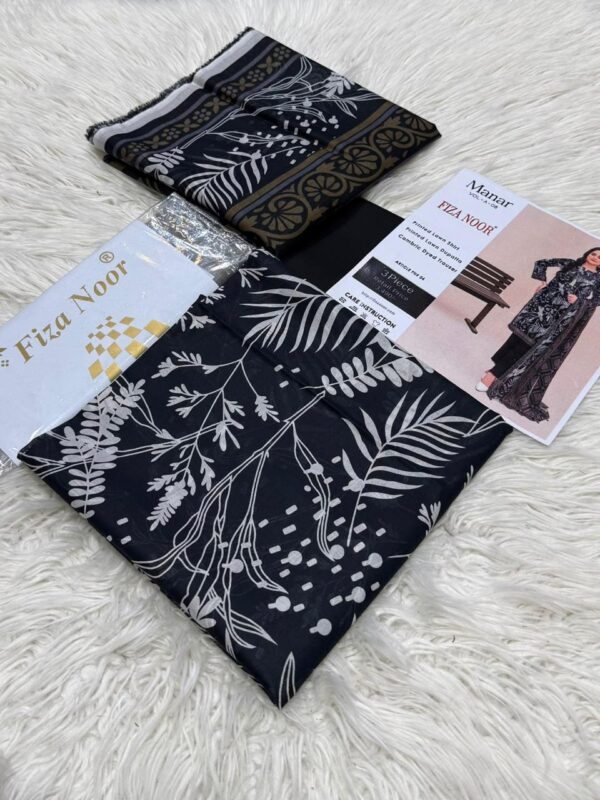 FIZANOOR Original Printed Lawn 3-Pcs Collection LN-1014