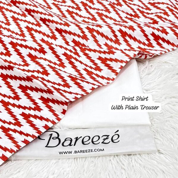 Bareezé Zig Zag Prints 2-Pcs Lawn Collection LN-1015 Bareezé Zig Zag Prints 2-Pcs Lawn Collection LN-1015