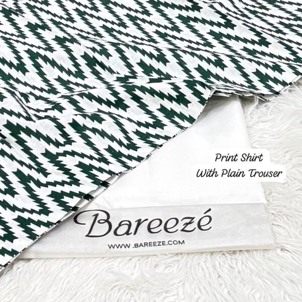 Bareezé Zig Zag Prints 2-Pcs Lawn Collection LN-1015 Bareezé Zig Zag Prints 2-Pcs Lawn Collection LN-1015
