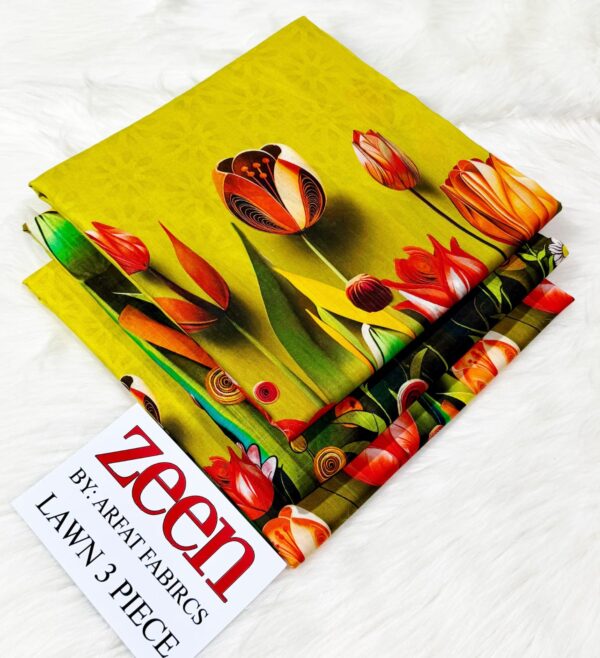 ZEEN Printed Lawn 3-Pcs Collection LN-1019