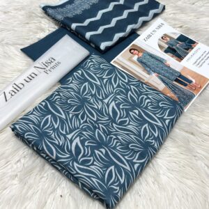 ZAIB UN NISA Printed Lawn 3-Pcs Collection