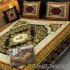 4-Piece 3D Panel Crystal Cotton Bedsheet Set