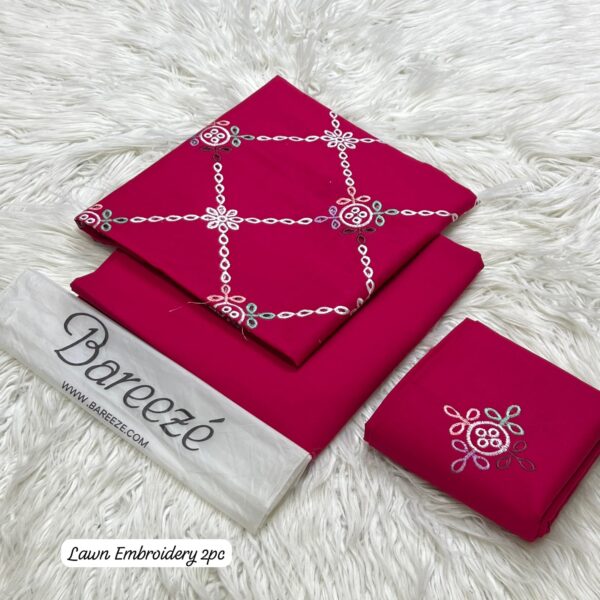 Bareezé Embroidered Lawn 2-Pcs Collection