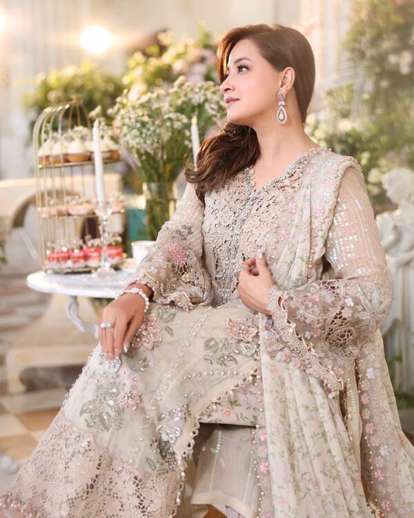 Maria B Chiffon Embroidered Unstitched Collection Maria B Chiffon Embroidered Unstitched Collection