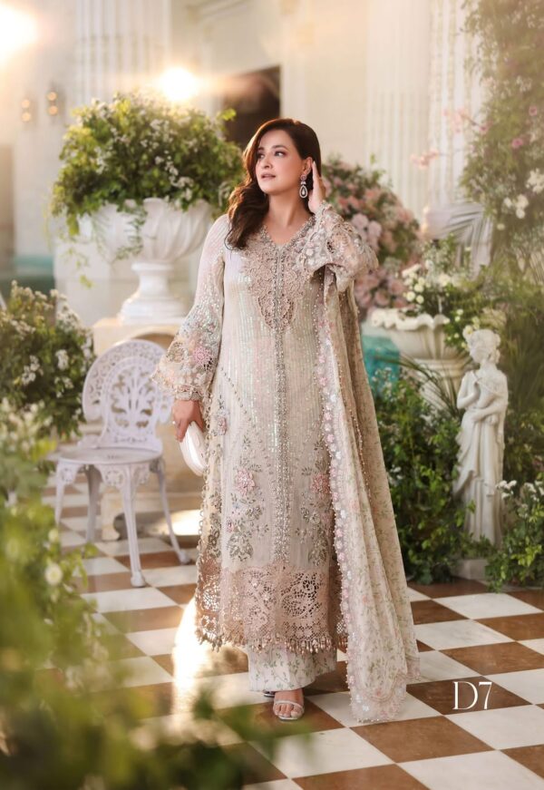 Maria B Chiffon Embroidered Unstitched Collection Maria B Chiffon Embroidered Unstitched Collection