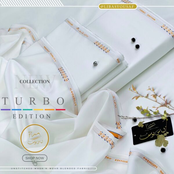 Libas-e-Yousaf Turbo Edition – Premium Wash & Wear Suit Libas-e-Yousaf Turbo Edition – Premium Wash & Wear Suit