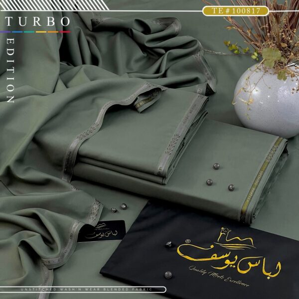 Libas-e-Yousaf Turbo Edition – Premium Wash & Wear Suit Libas-e-Yousaf Turbo Edition – Premium Wash & Wear Suit